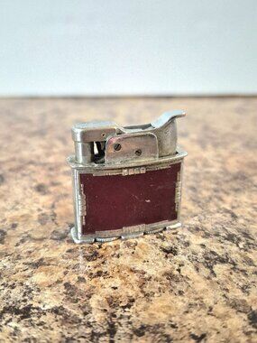 1930s Evans Trig-A-Lite Pocket Lighter, Made in USA, Working, Made In USA